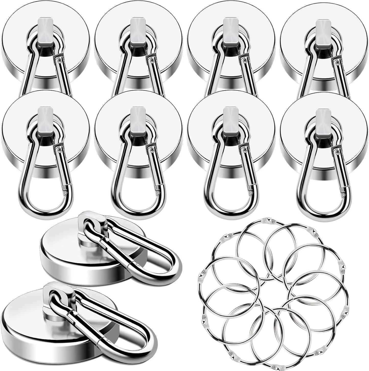 MIKEDE Strong Magnetic Hooks for Heavy Duty Storage Solutions