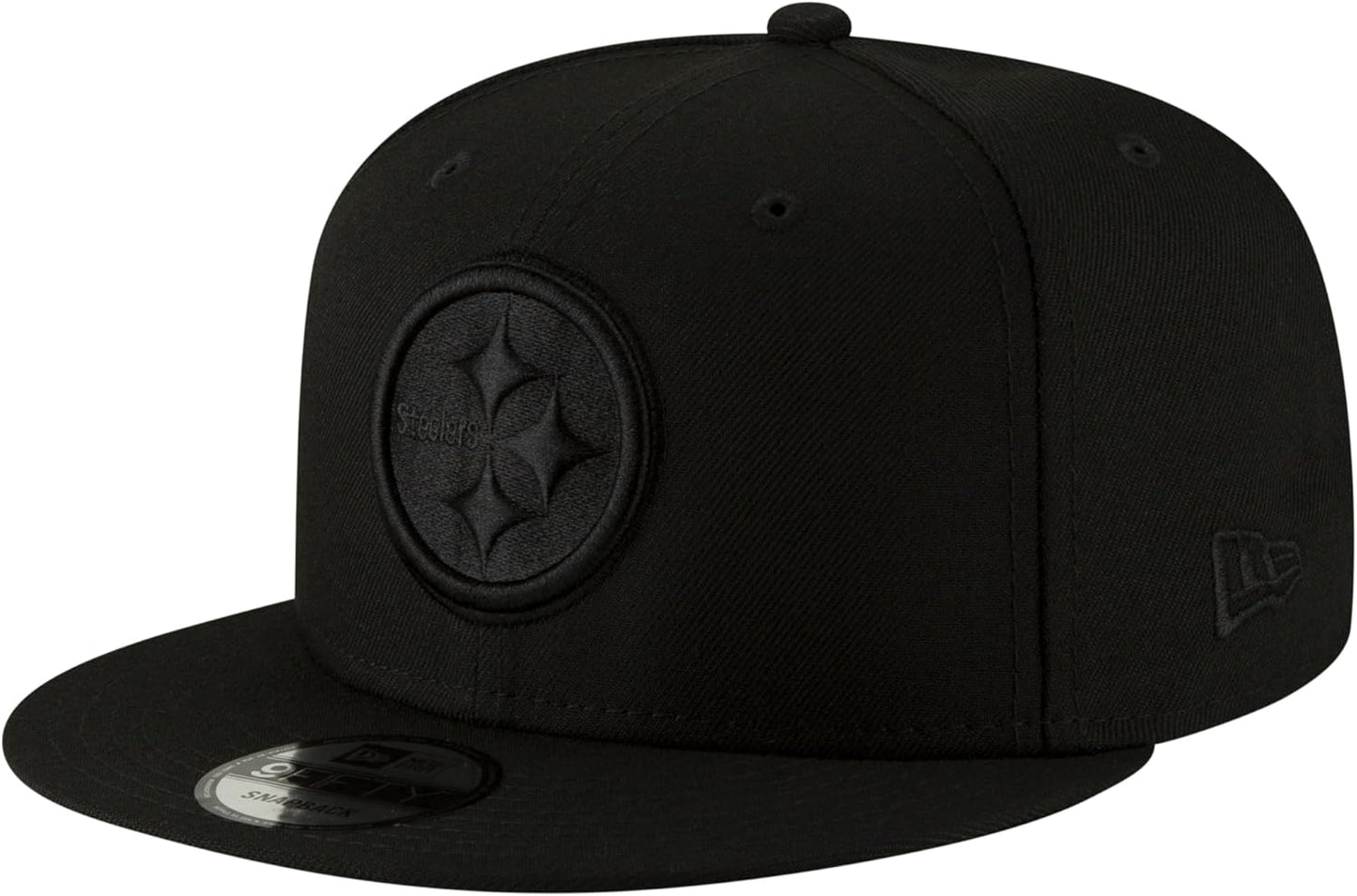 New Era NFL 9FIFTY Black On Black Adjustable Snapback Cap
