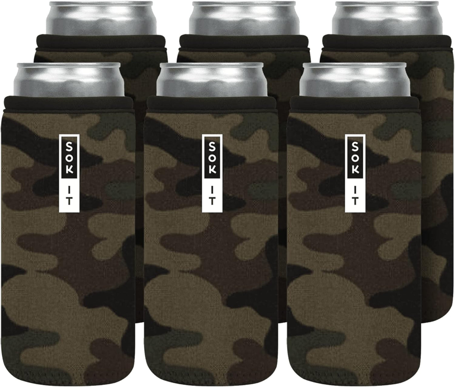 Sok It CanSok 6 Pack Insulated Neoprene Sleeve for Drinks