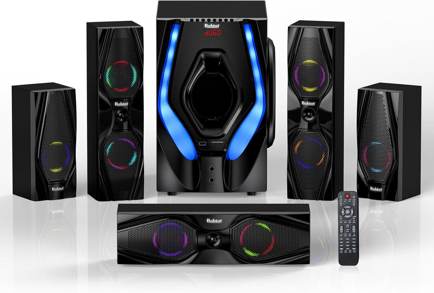 Immerse in 1200W Peak Power Surround Sound!