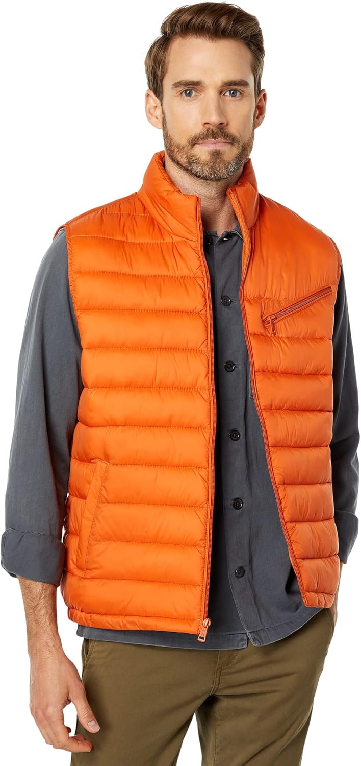 Cole Haan Men's Quilted Puffer Vest for Winter Warmth