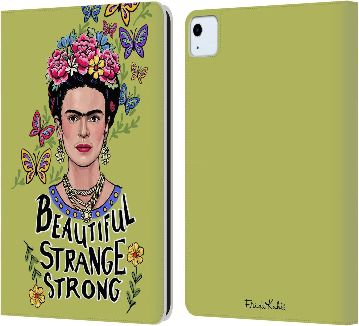 Frida Kahlo Leather Wallet Case for iPad Air 11 - Stylish & Durable
