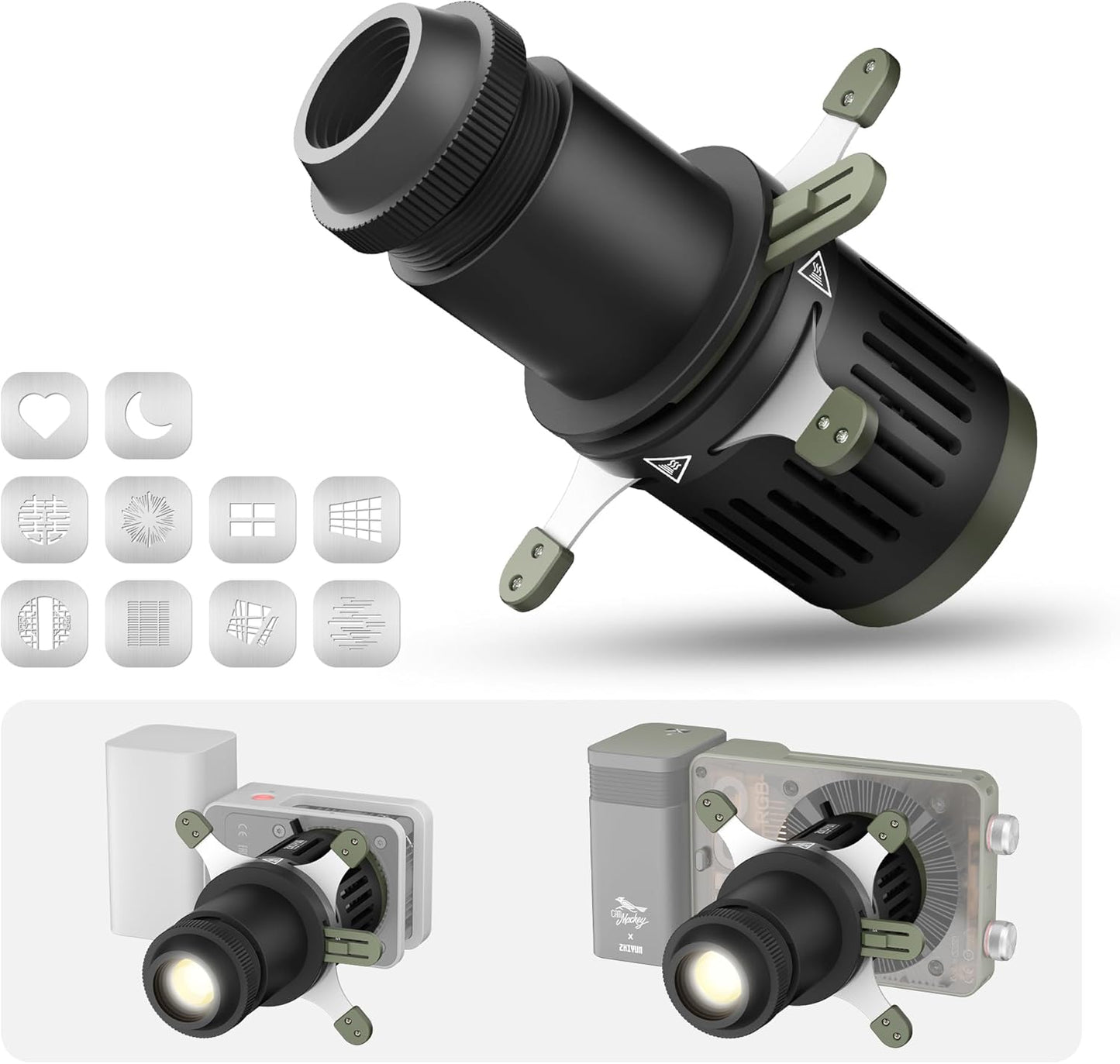 ZHIYUN Mini Spotlight for Creative Photography Lighting Projects