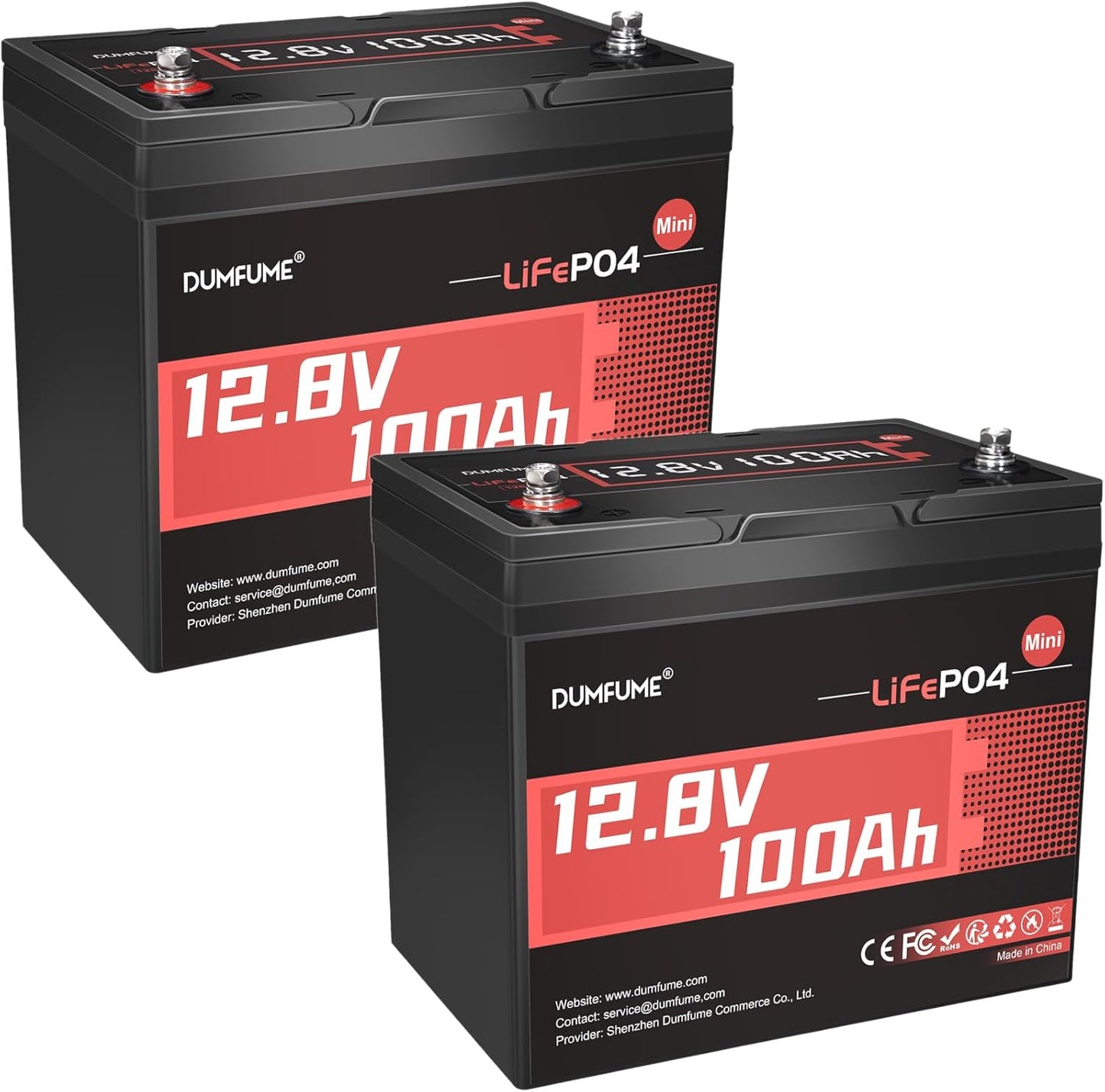 12V 100Ah Mini LiFePO4 Battery for RV and Solar Energy Storage