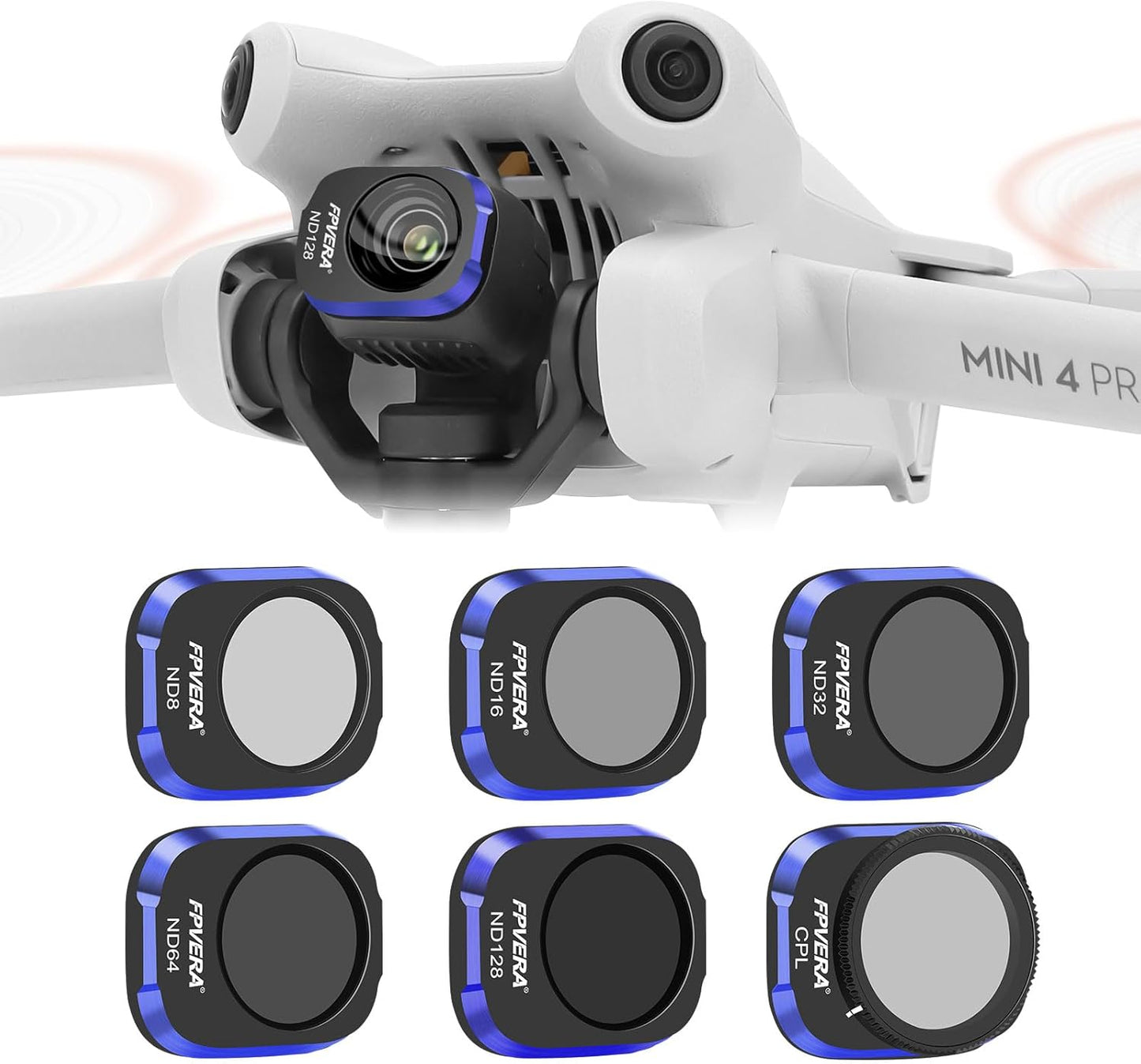 ND Filter Set for DJI Mini 4 Pro - 6-Pack Drone Camera Filters