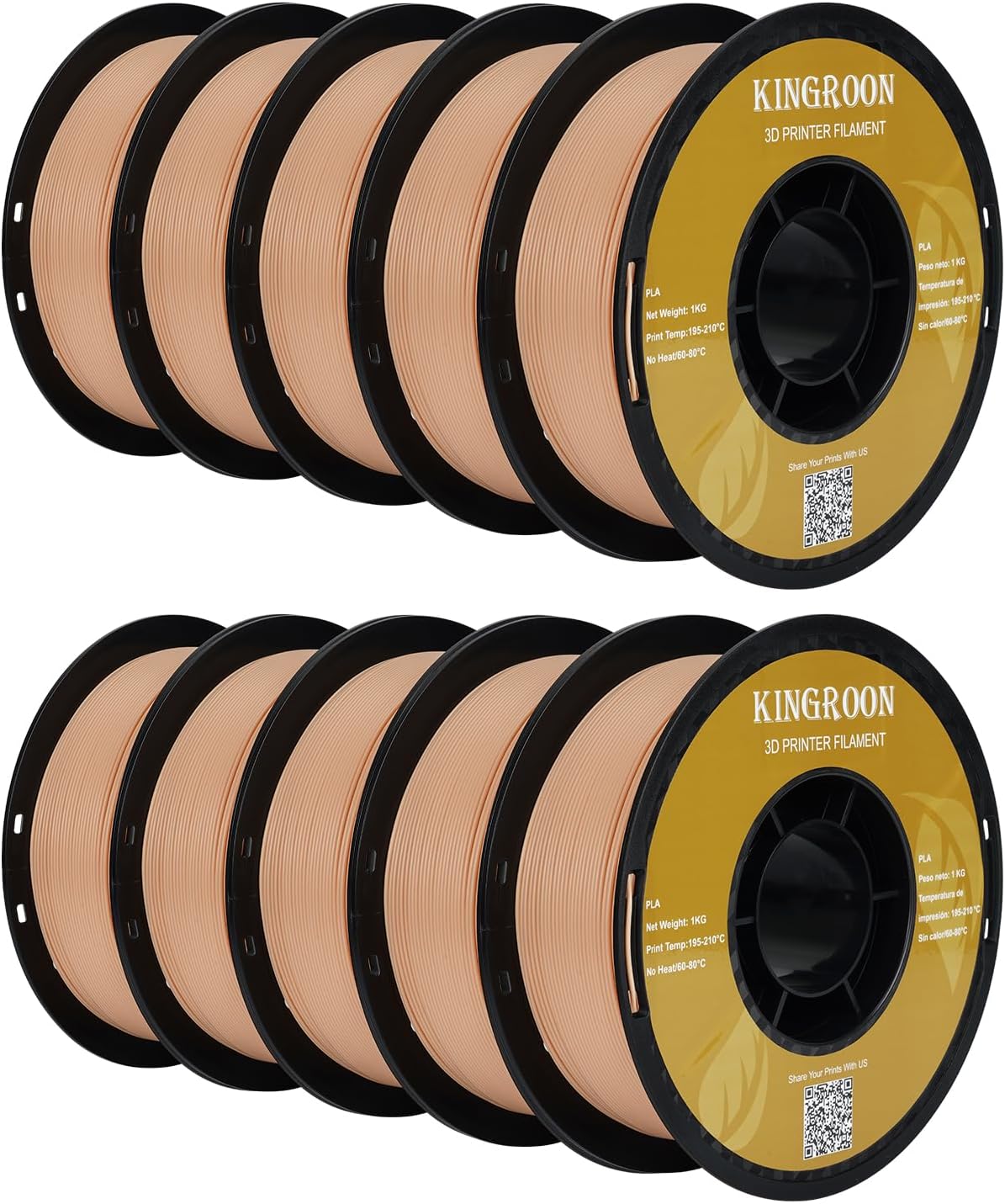 Kingroon PLA 3D Printer Filament for High-Quality Prints