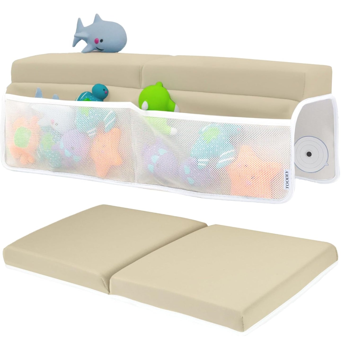 Comfortable Baby Bath Kneeler and Elbow Rest Pad Set for Parents