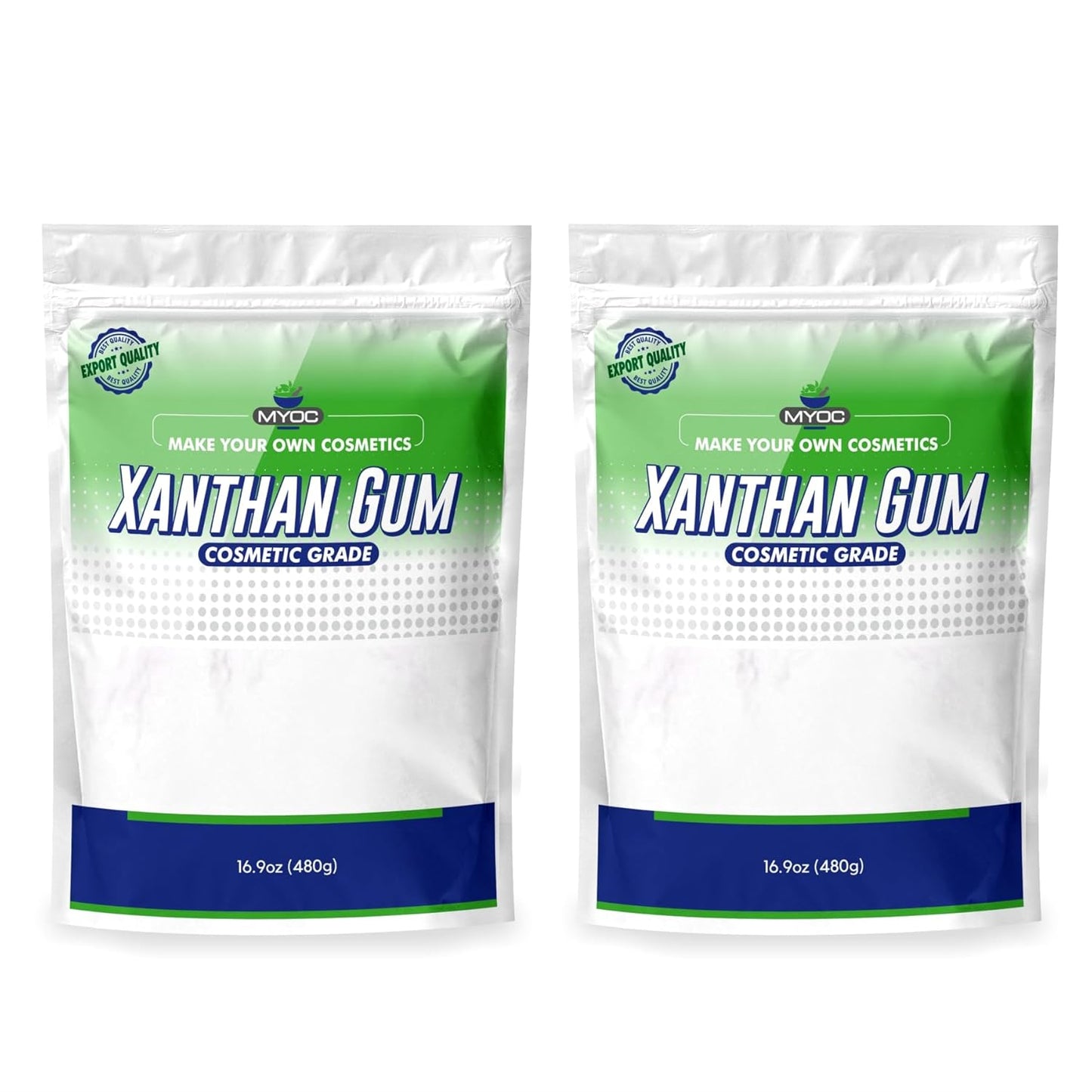 Myoc Xanthan Gum 480gm - Organic, Non-GMO, Gluten Free Quality