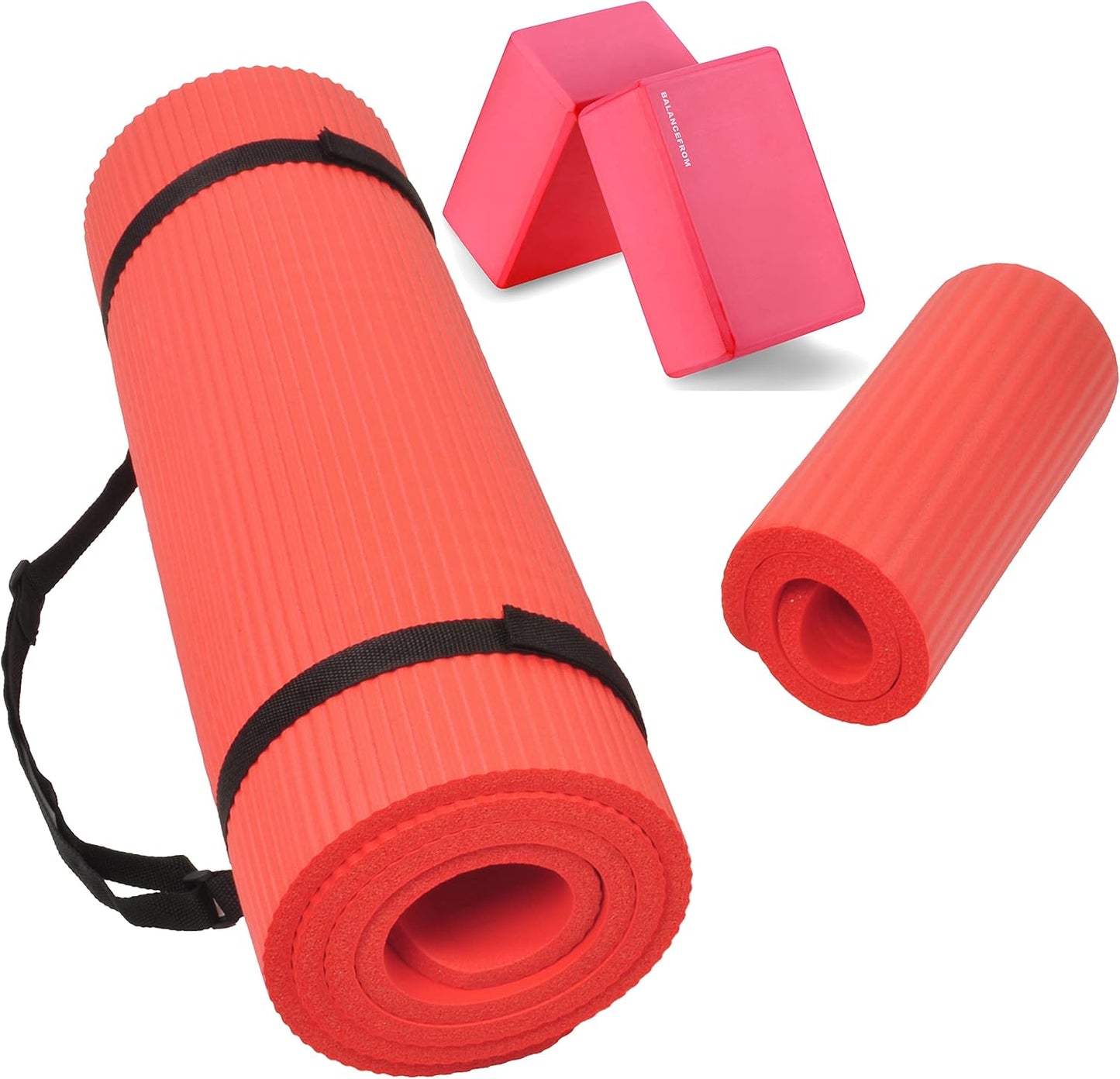 Extra Thick Anti-Tear Yoga Mat - Portable & Durable