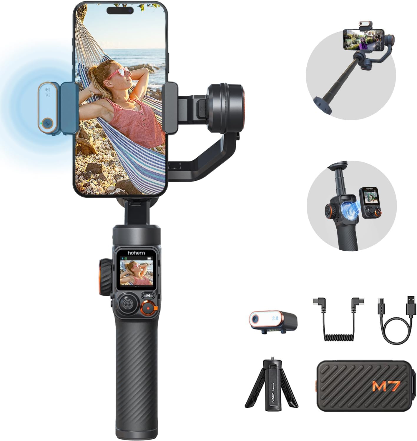 Hohem iSteady M7 Gimbal Stabilizer for Smartphone Filmmaking