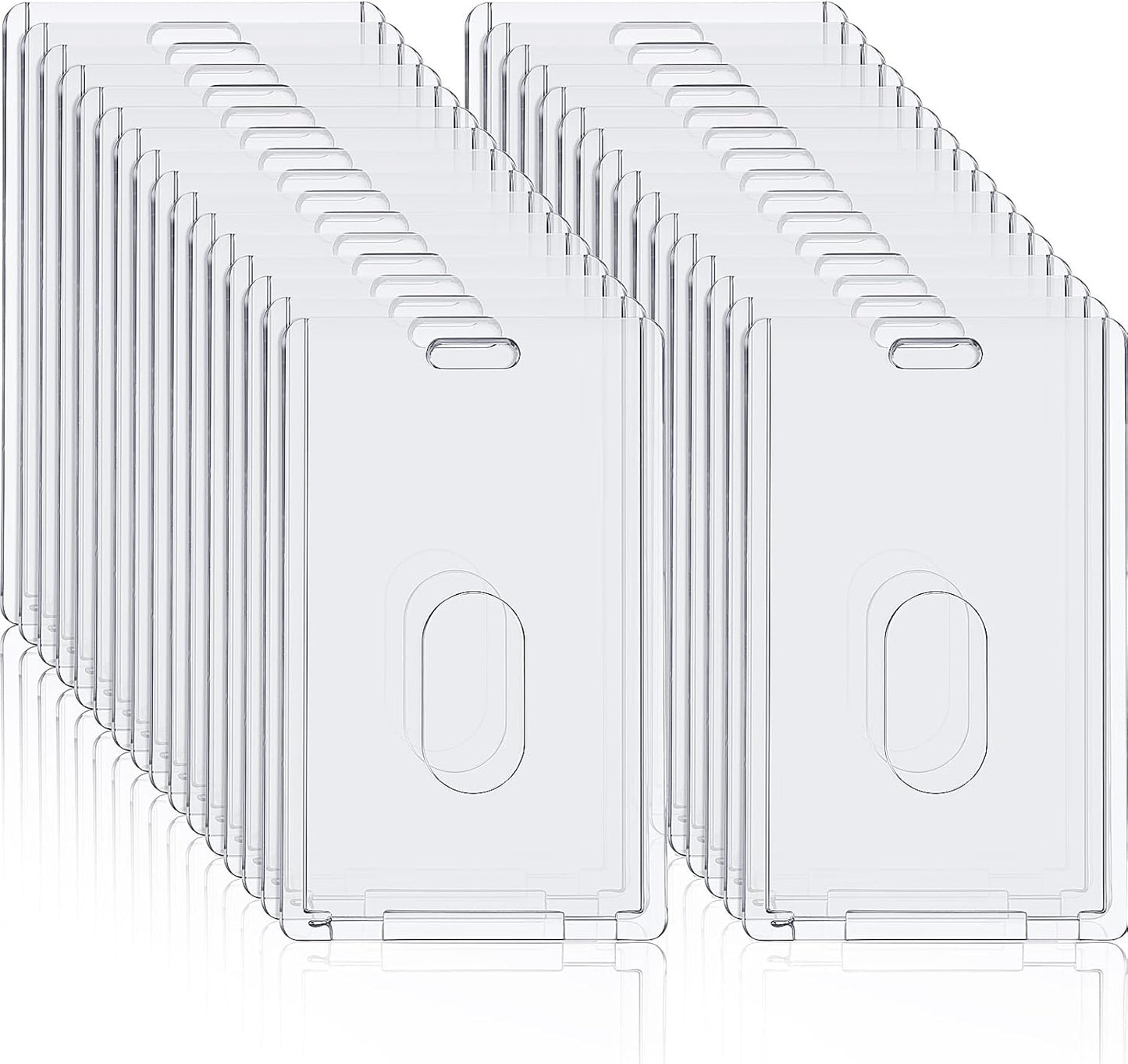 Crystal Clear Acrylic Card Holders - Protect Your Badges!