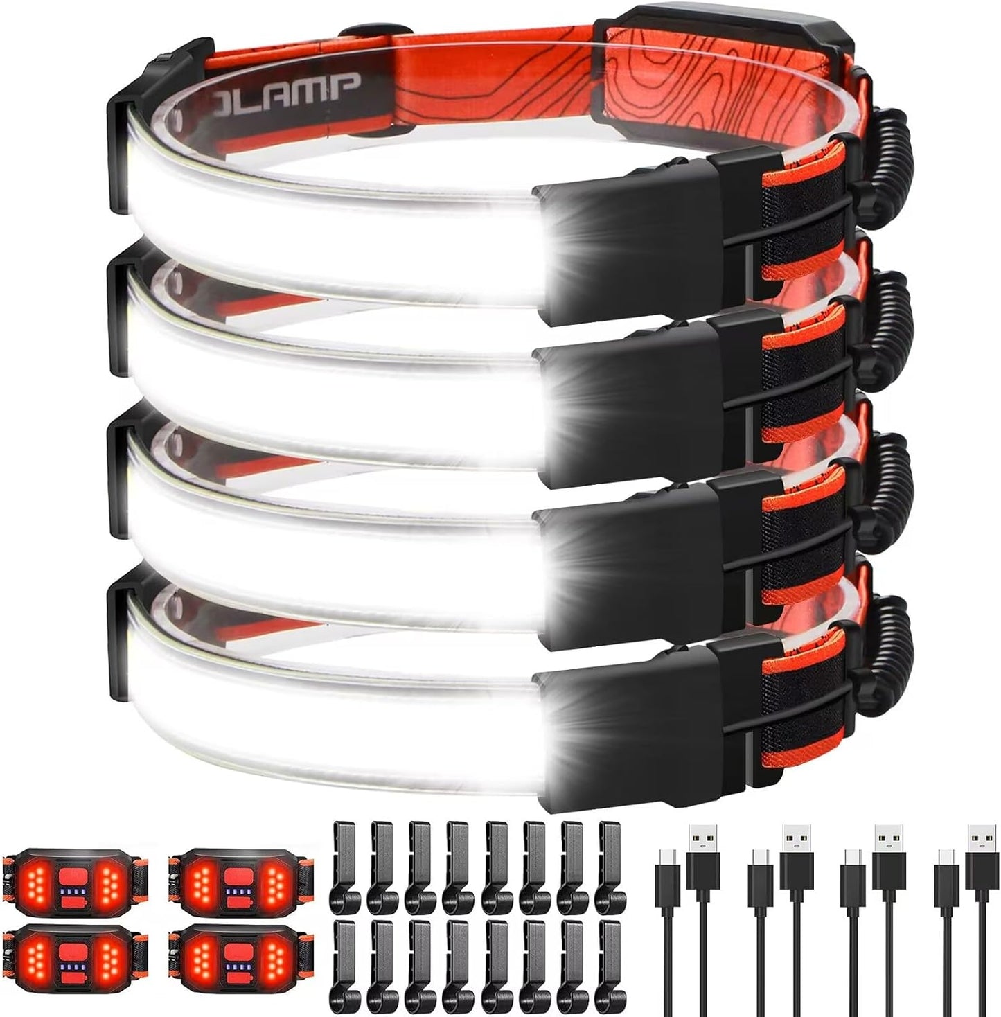 LED Headlamp Flashlight 1000 Lumens for Camping and Hiking