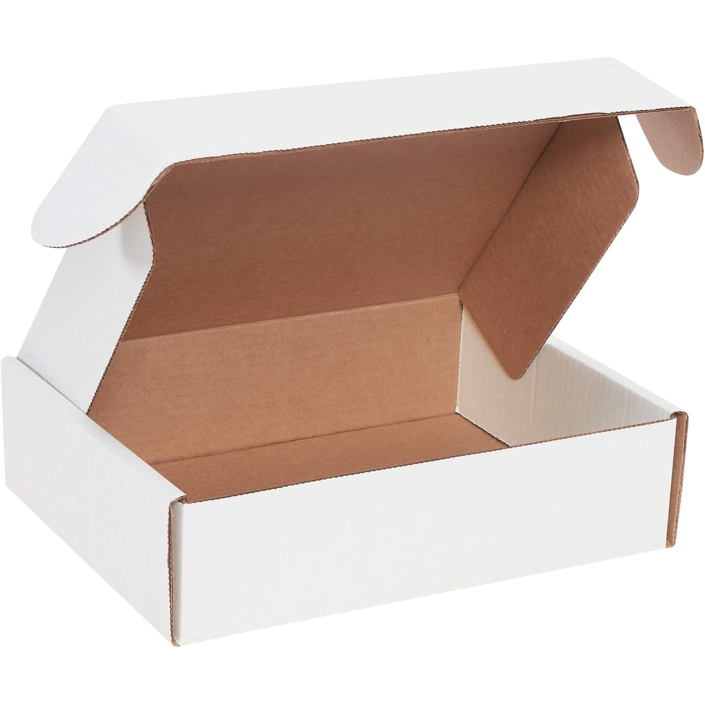 BOX USA BMFL1183 White Corrugated Boxes for Document Storage