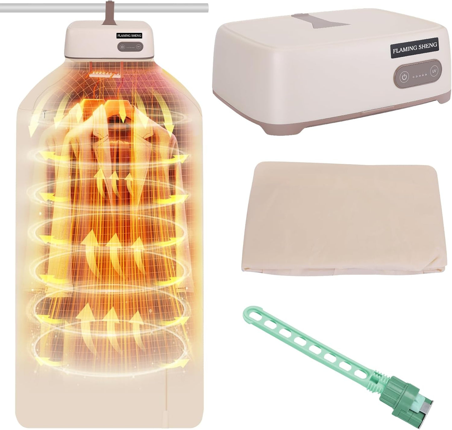 Compact 600W Portable Mini Dryer - Gentle Drying for Delicates