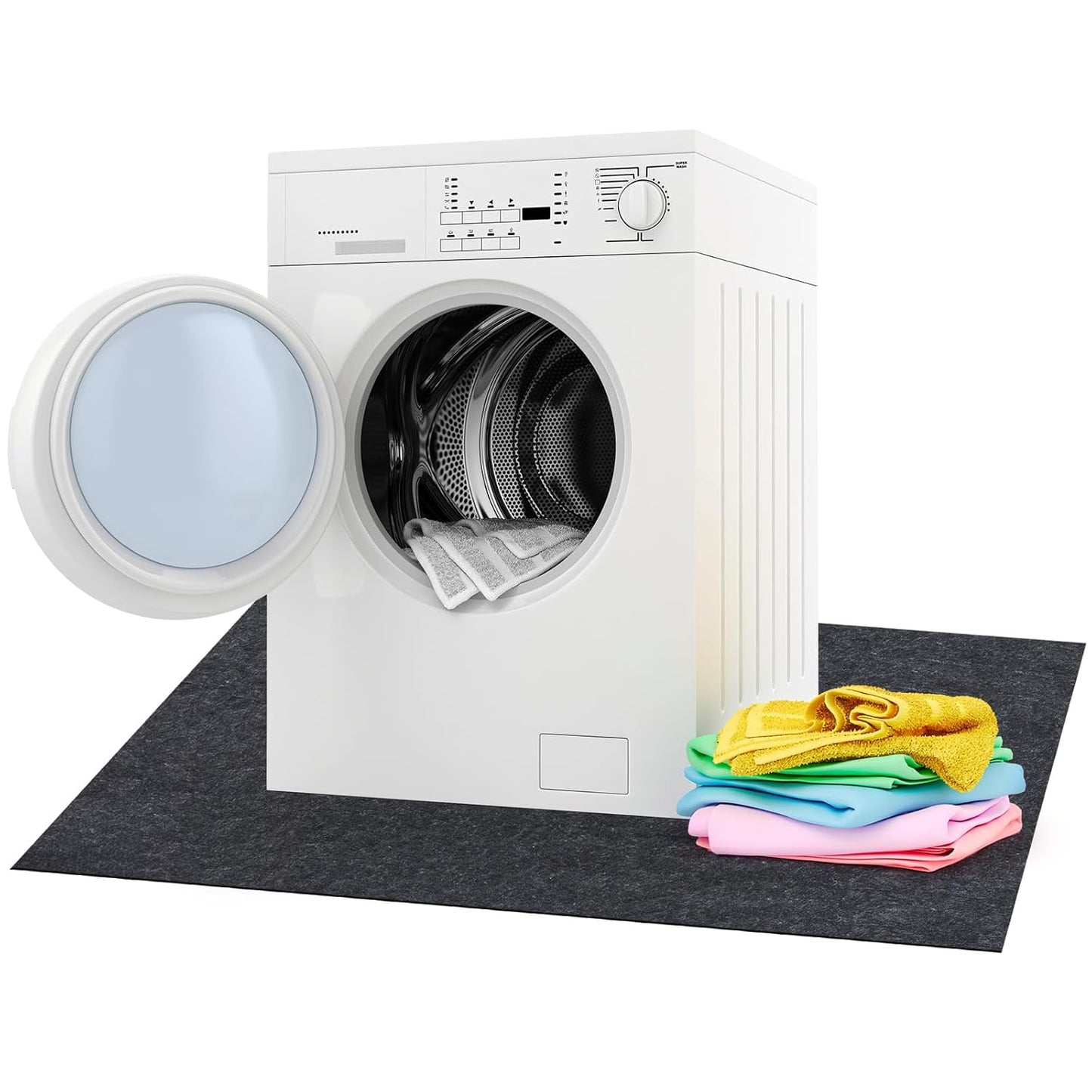Extra-Large Waterproof Floor Mat for Appliances - Noise Reduction, Customizable