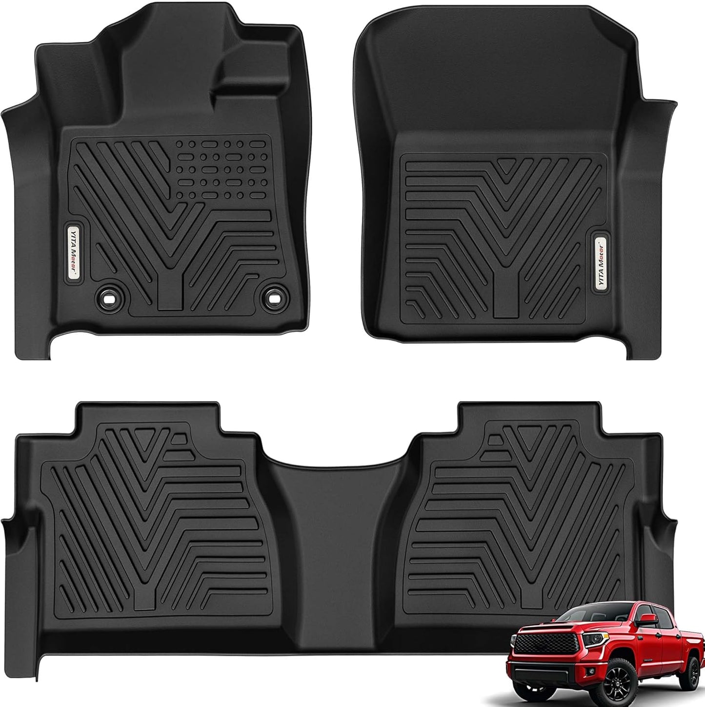 Custom Fit Floor Mats for Toyota Tundra by YITAMOTOR