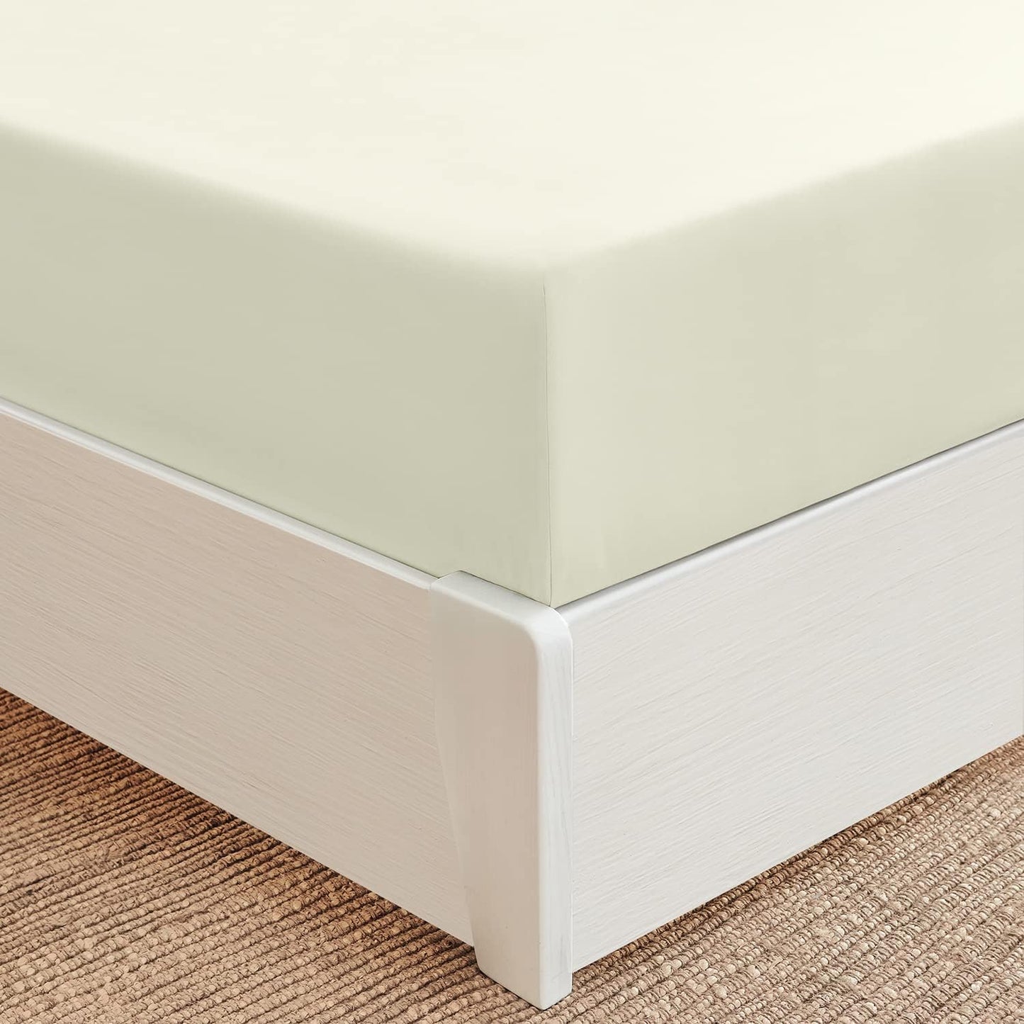 Mellanni Twin Fitted Sheet - Soft & Cooling Bedding