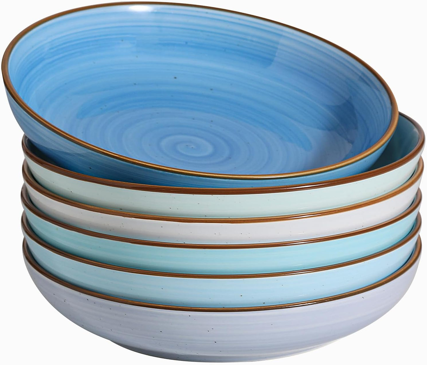 Y YHY 8.5ft' Pasta Bowls Set of 6 for Stylish Dining