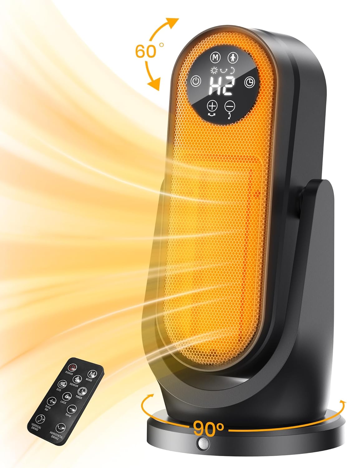 1200W Oscillating Heater: Smart, Safe & Portable