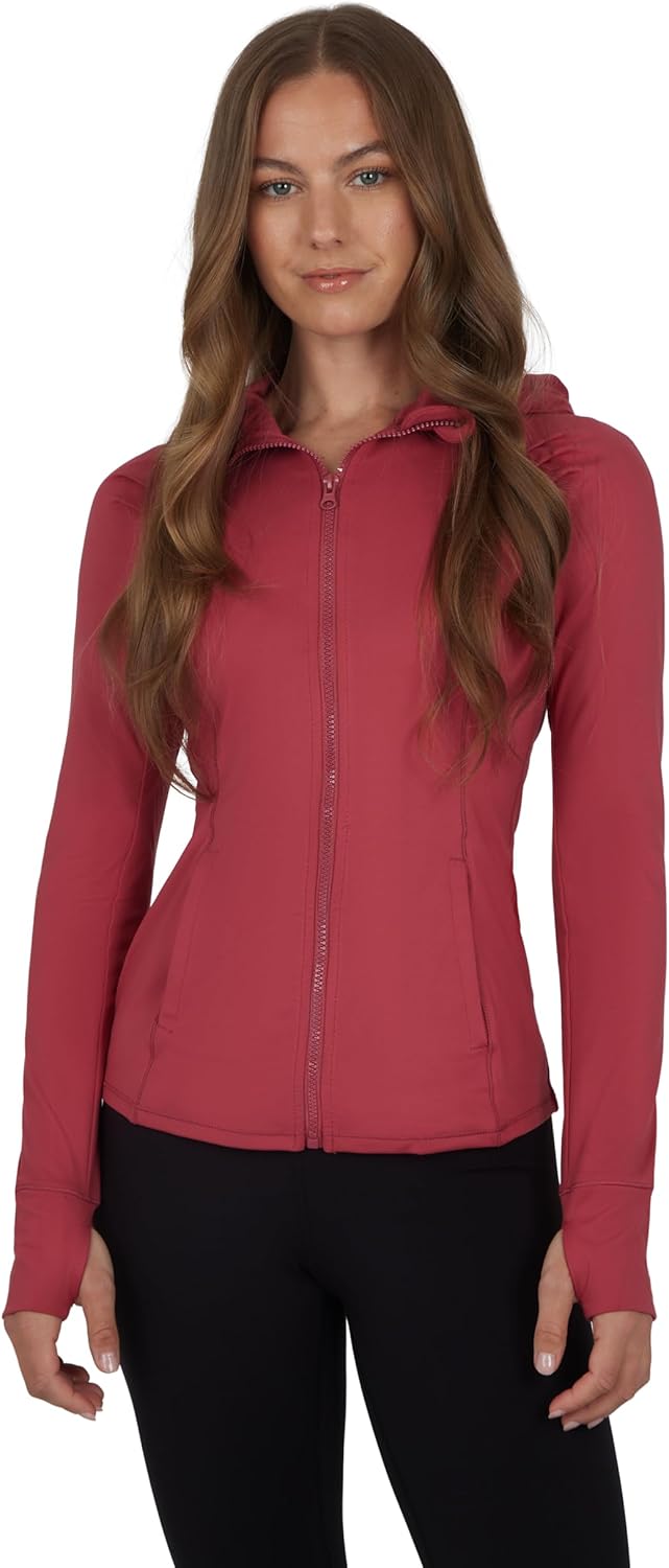 Yogalicious Lightweight Hooded Jacket for Running and Yoga