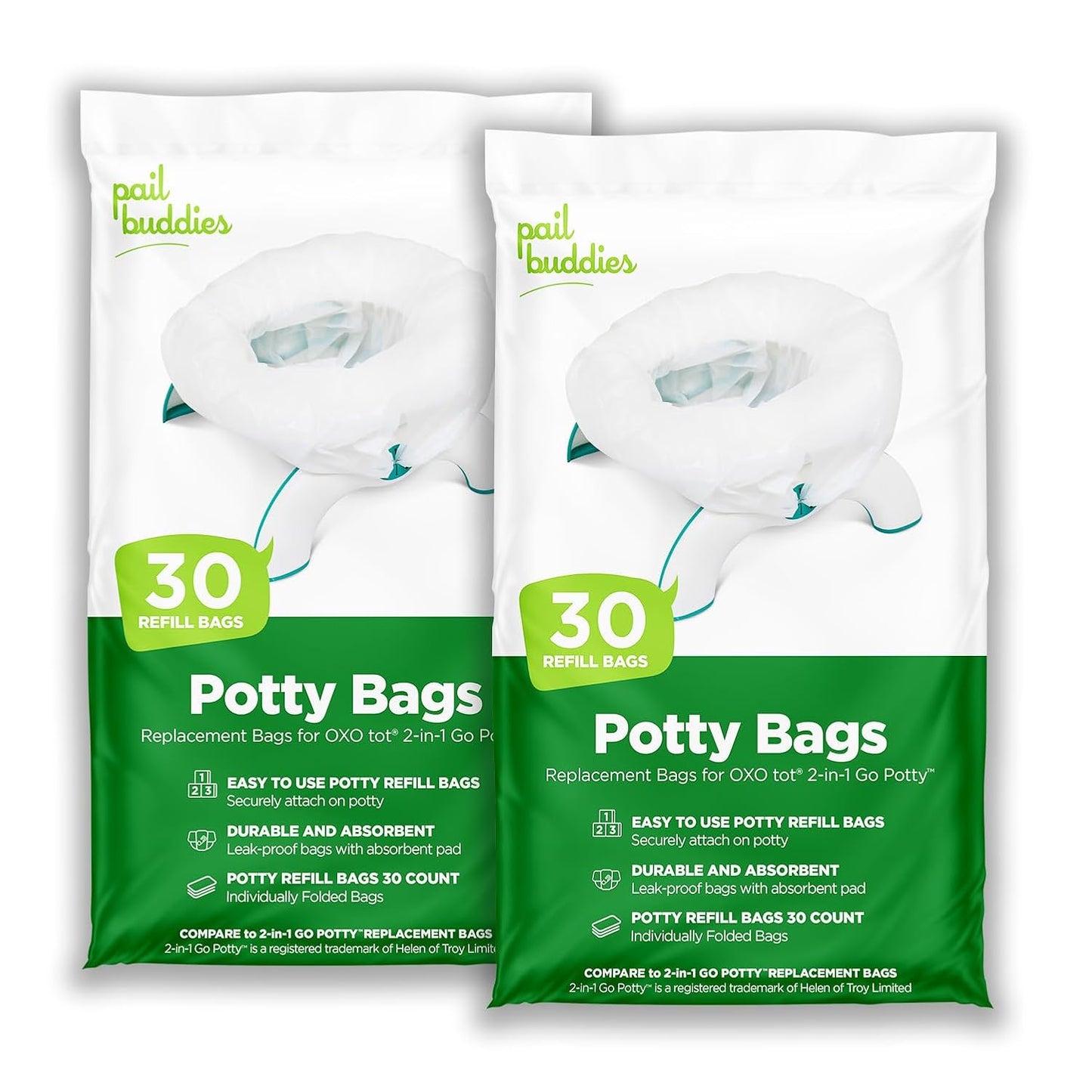 Portable Potty Liners: 60 Leak-Proof Bags