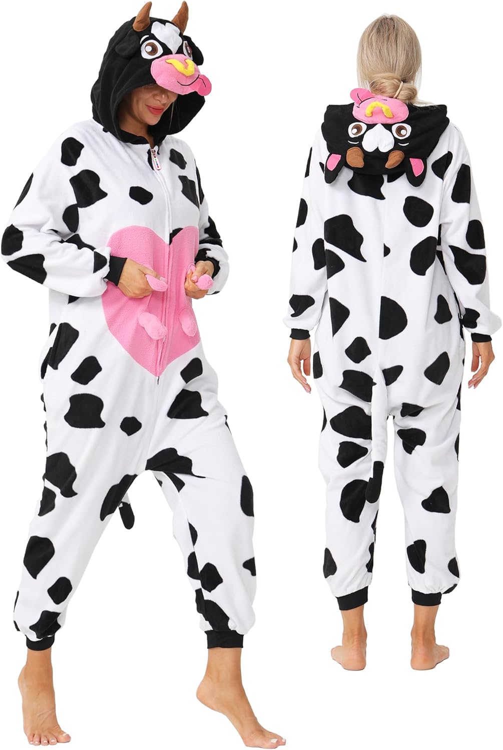 III HHONS Onesie Adult Costume Pajamas for Halloween Fun