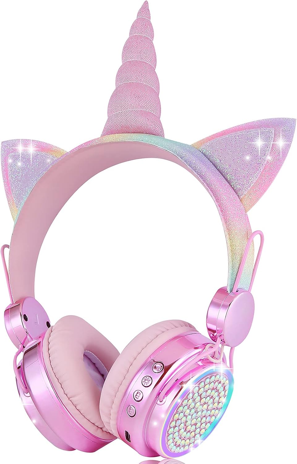 LED Unicorn Wireless Headphones for Kids - Perfect for School & Xmas!