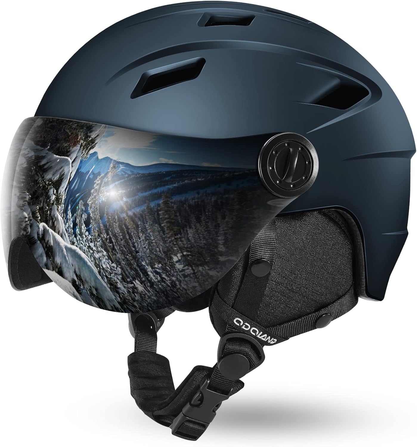 Odoland Ski Helmet & Goggles Set - Lightweight Snow Sport Gear!