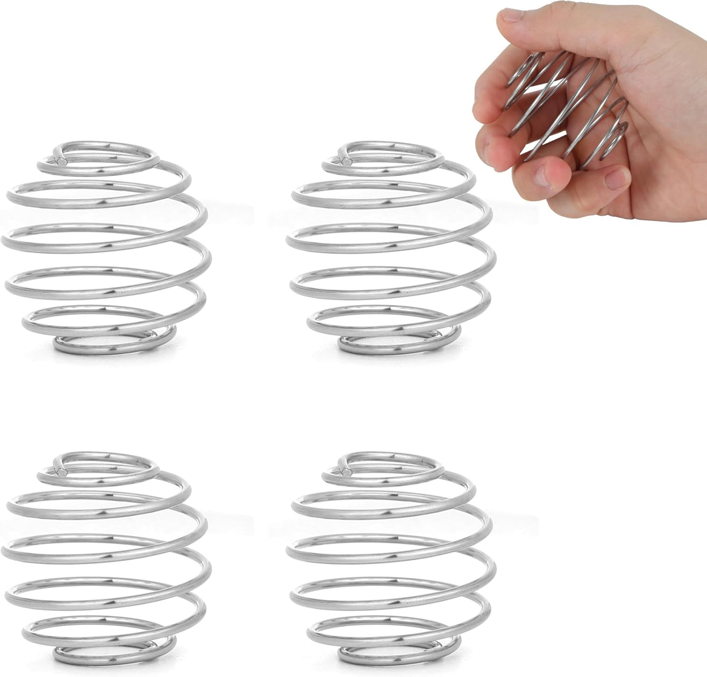 BooMetCheer Large Stainless Steel Shaker Balls - Shake with Ease!