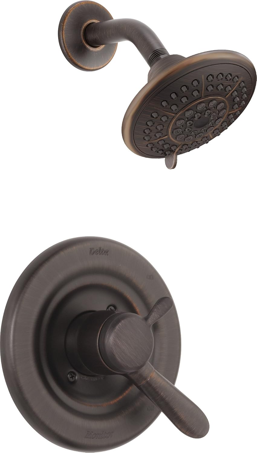Delta Faucet Lahara 17 Series Shower Trim Kit with 5-Spray Head