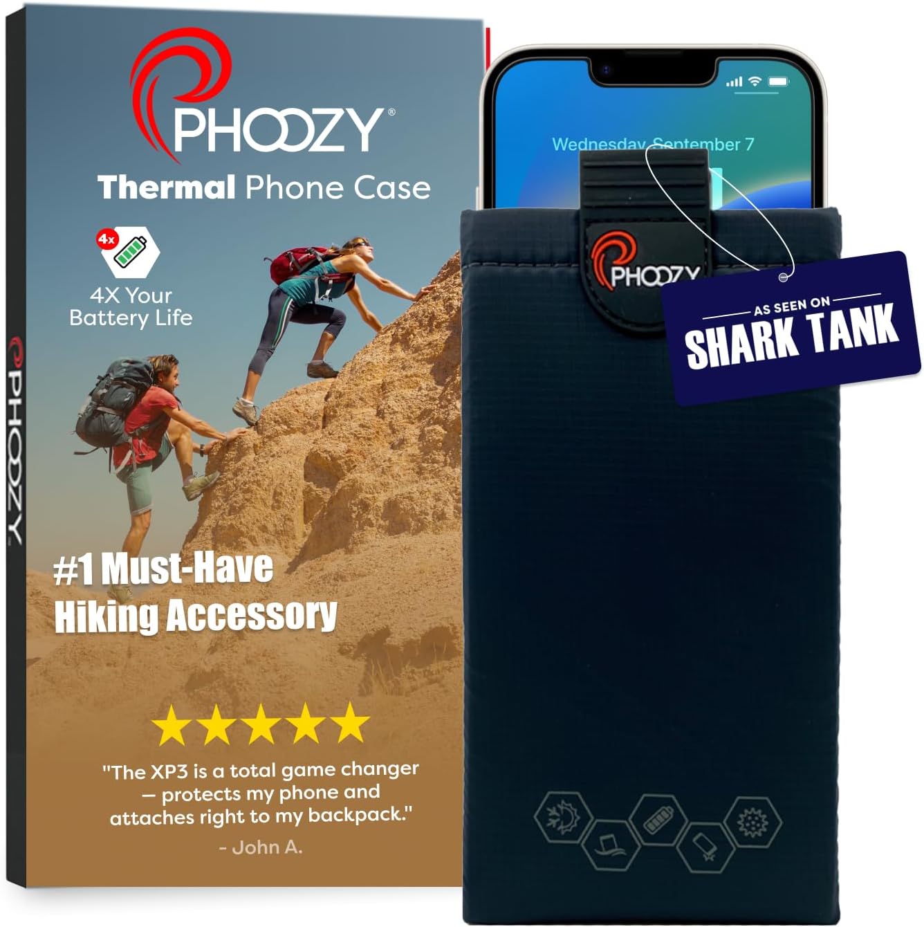 PHOOZY Thermal Phone Case - Ultra-Rugged Insulated Pouch