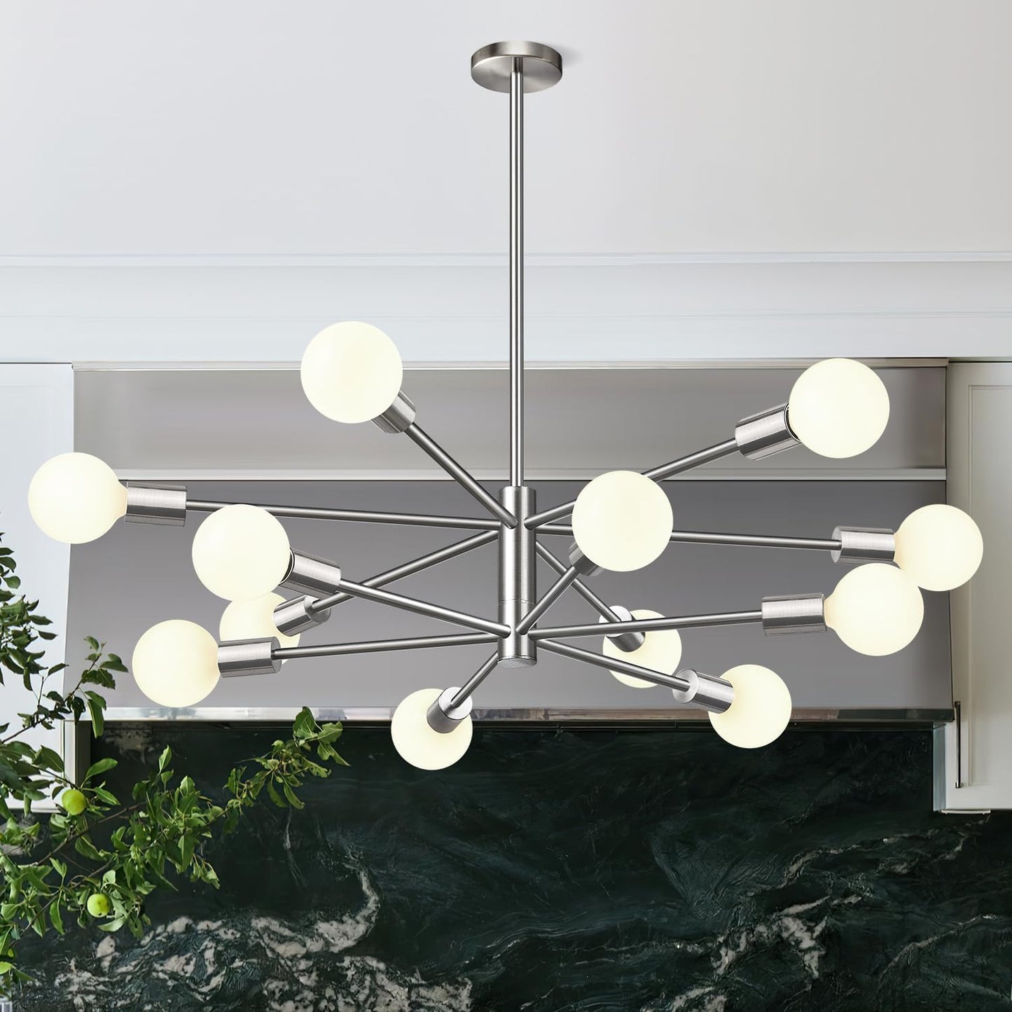 33 in Modern Chandelier Ceiling Light Fixture for Dining Room