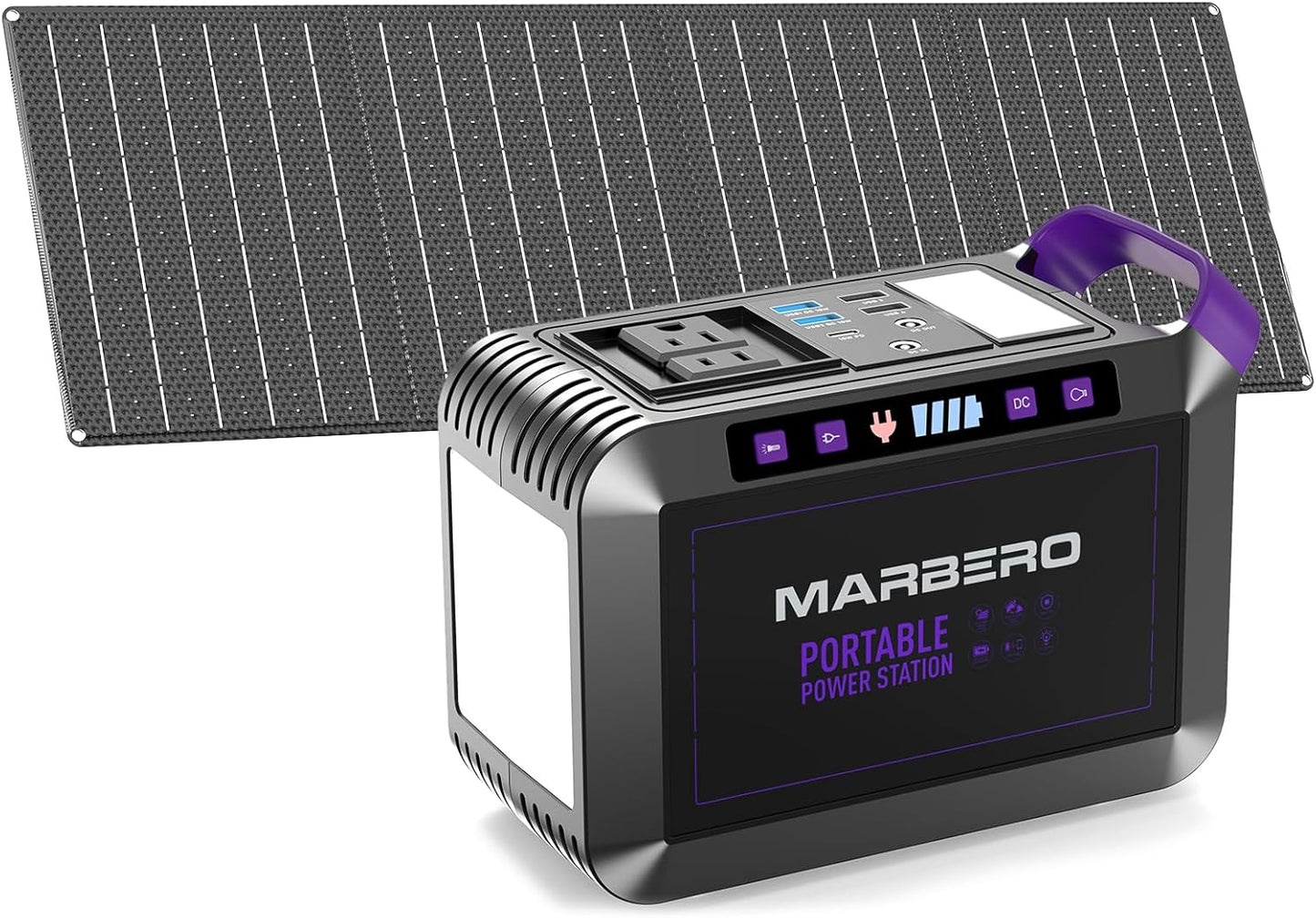 MARBERO Solar Generator 172Wh with 40W Solar Panel for Outdoors
