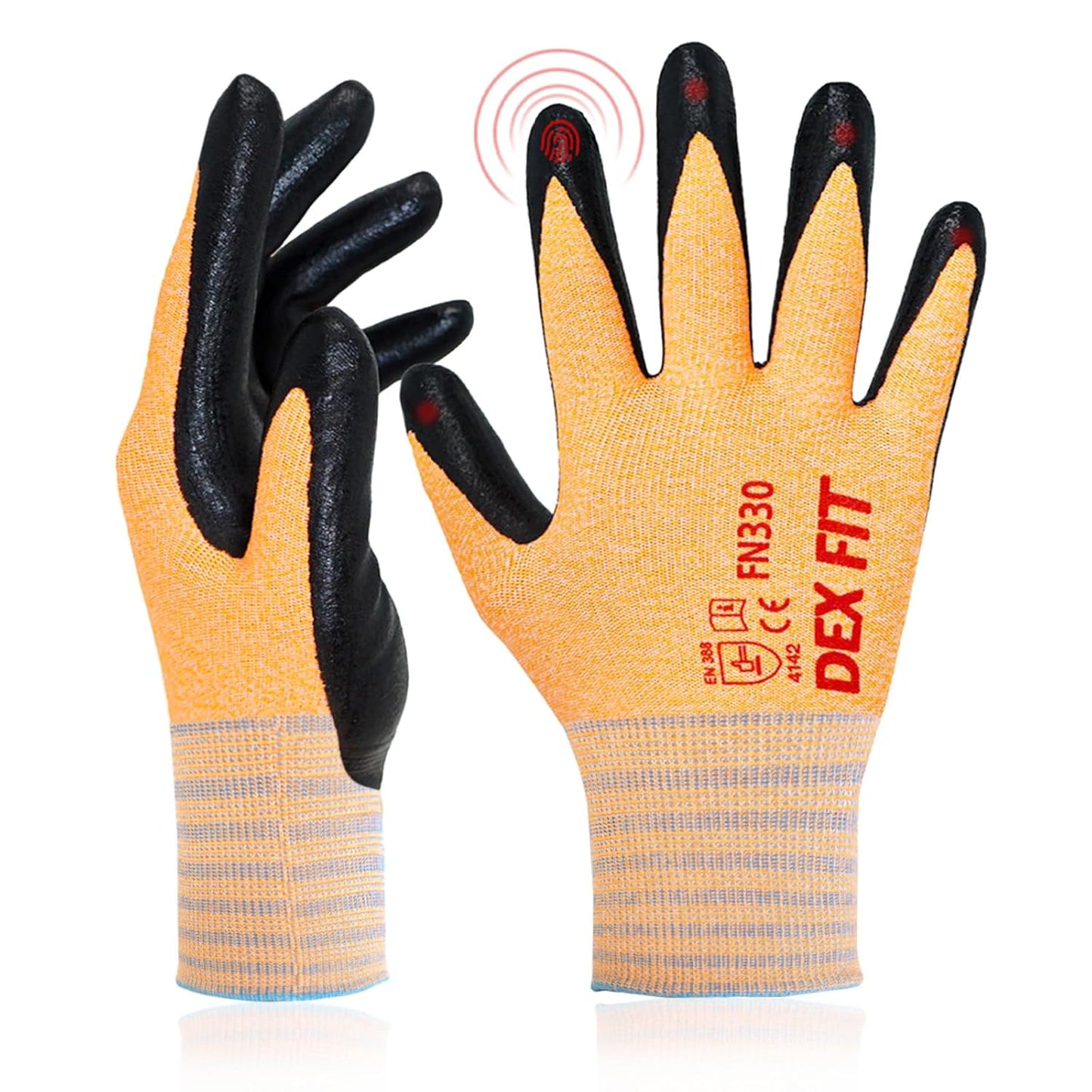 DEX FIT Nitrile Work Gloves FN330: Comfortable & Durable Grip