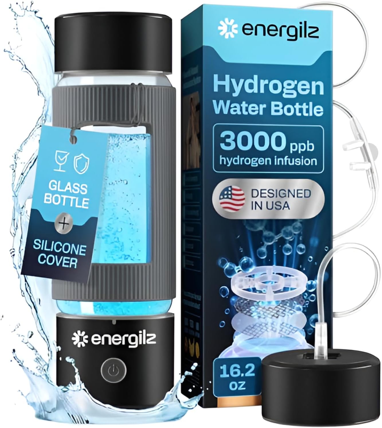 Hydrogen Water Bottle Generator for Antioxidant Power and Health