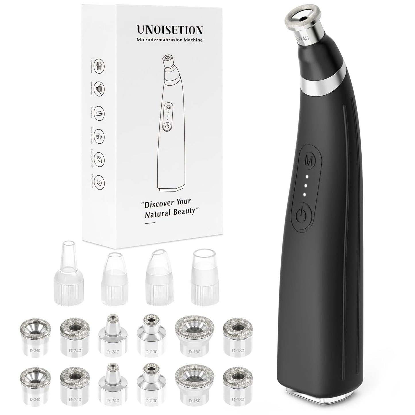 Portable Diamond Microdermabrasion Device for Glowing Skin