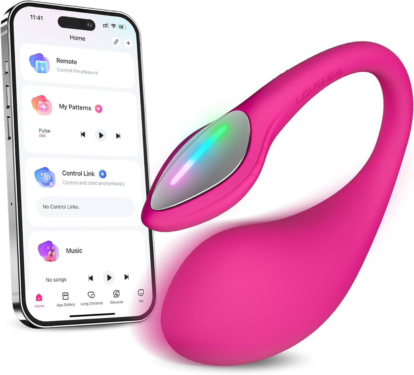 LOVENSE Lush 4 G Spot Vibrator for Couples with Remote Control