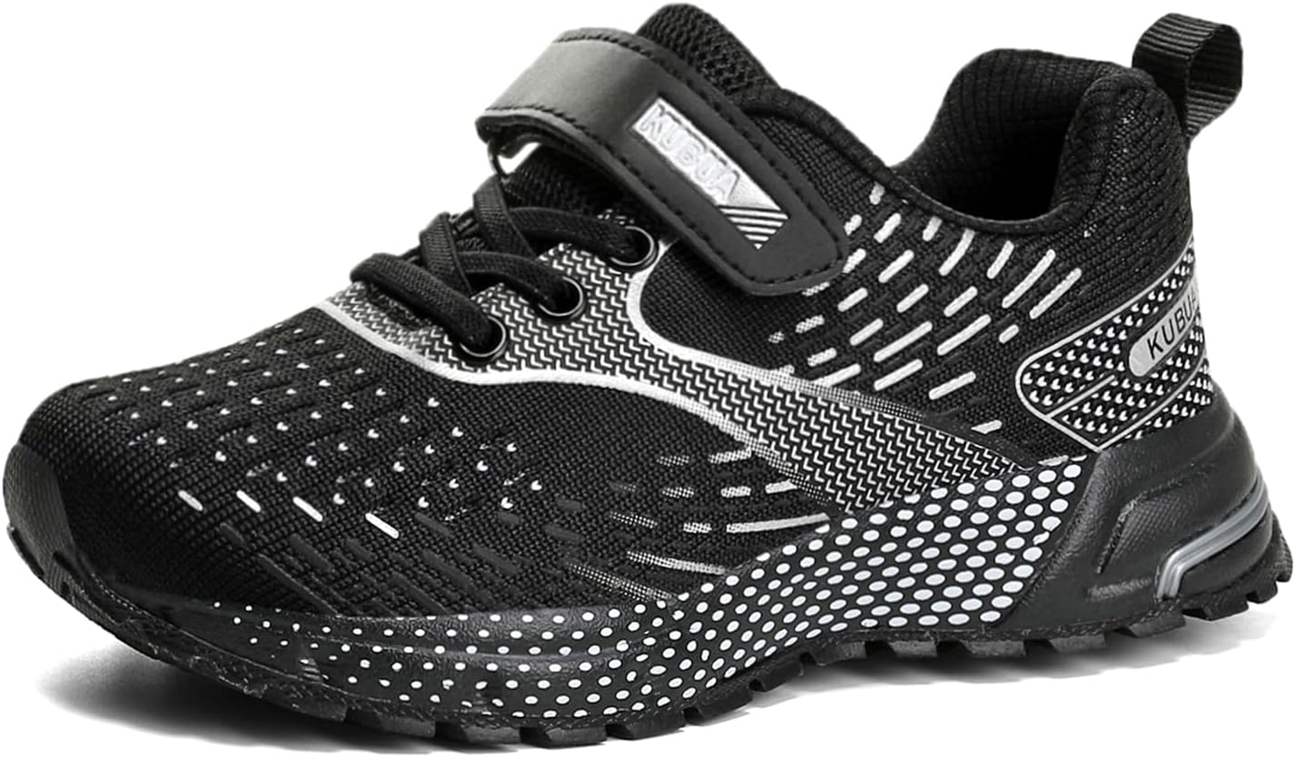 KUBUA Kids Sneakers for Boys Girls Lightweight Athletic Shoes