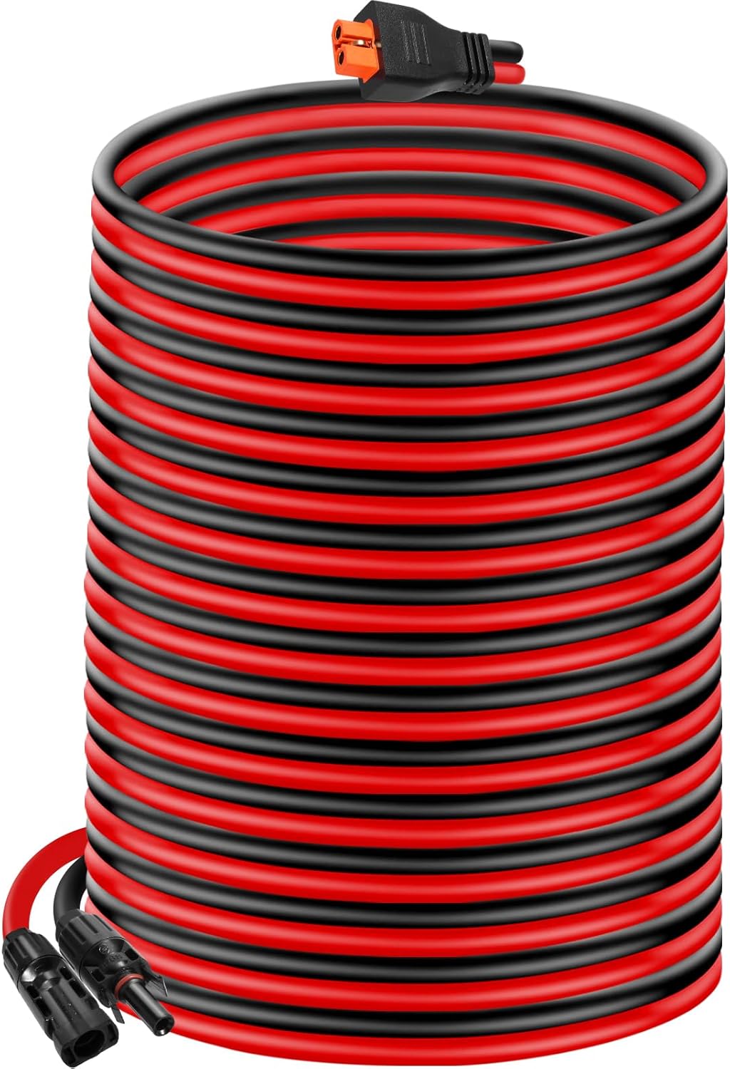 10AWG Tinned Copper Wire XT60i to Solar Panel Connector 50FT