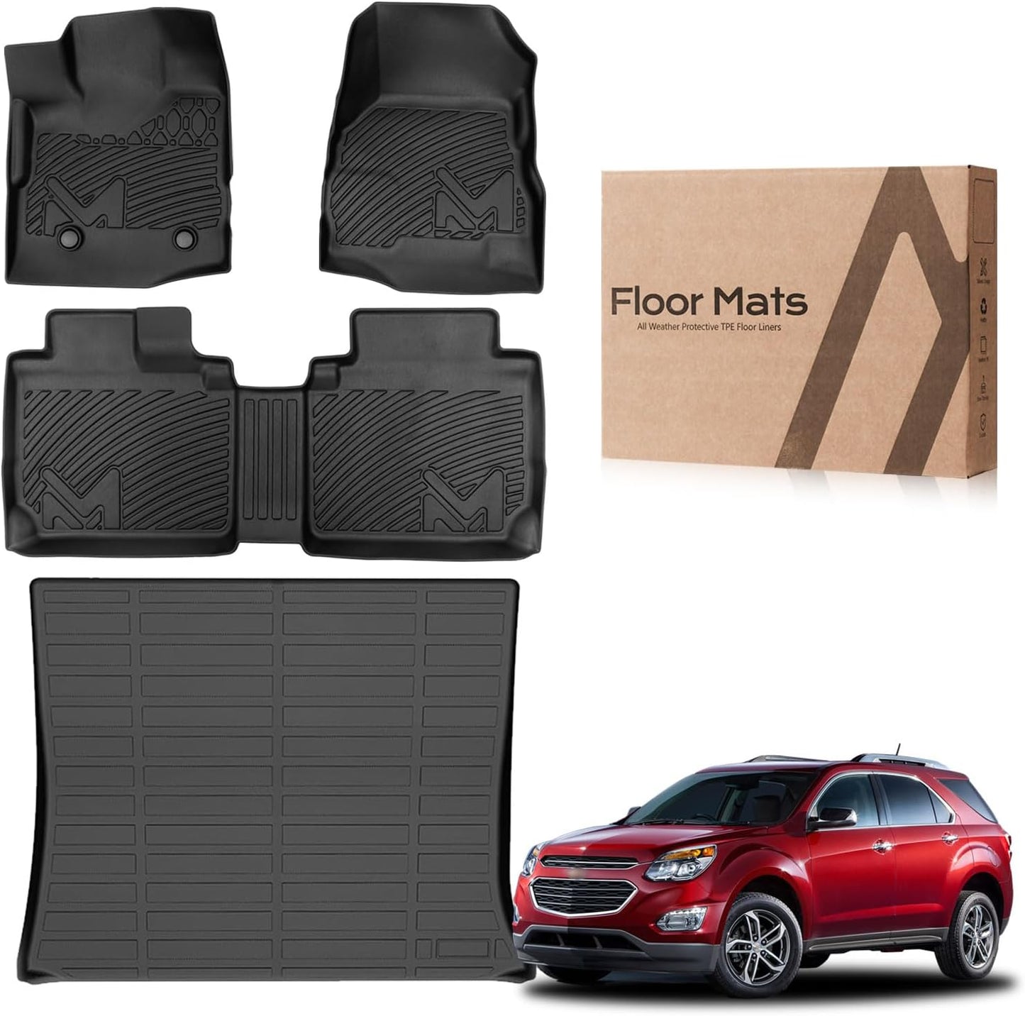 Custom TPE Automotive Floor Mats for 2012-2017 Chevy Equinox