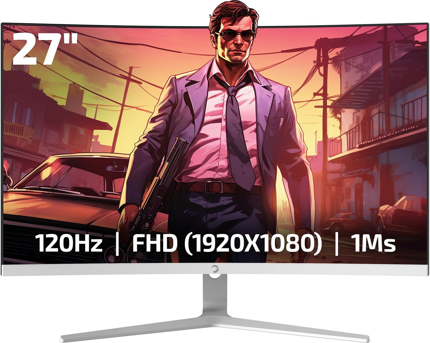 Immerse in Gaming Bliss with Game Power 27 Curved Monitor