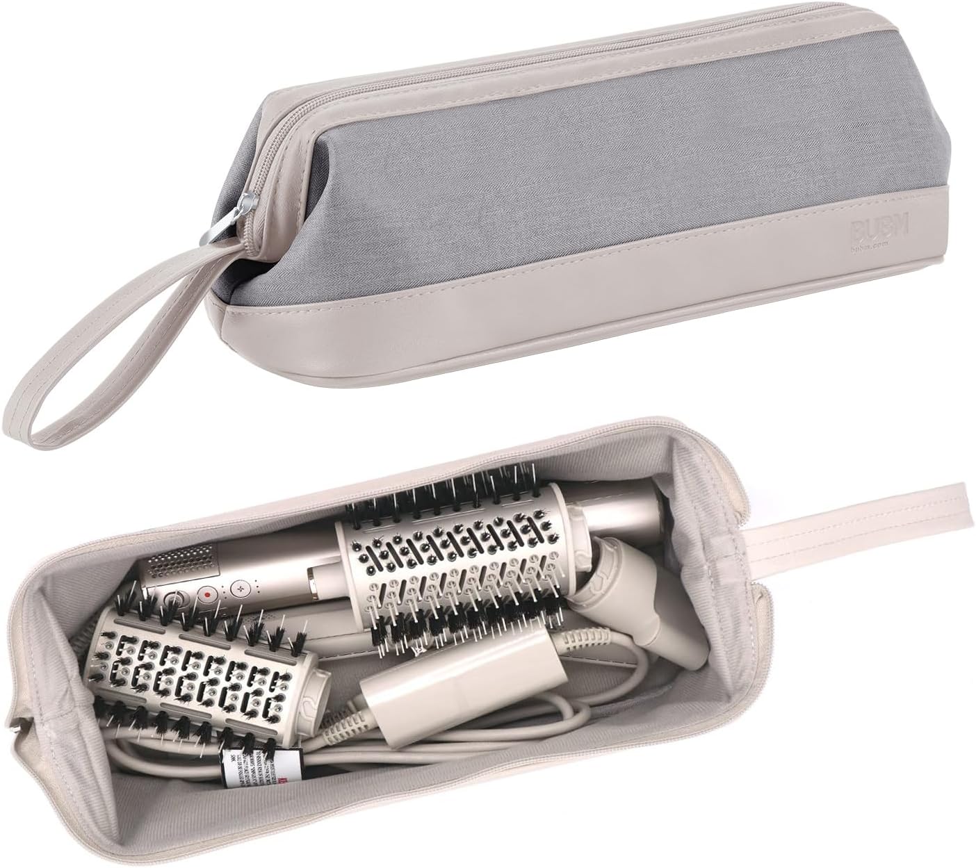 Protective BUBM Travel Case: Portable Hair Styler & Dryer Storage