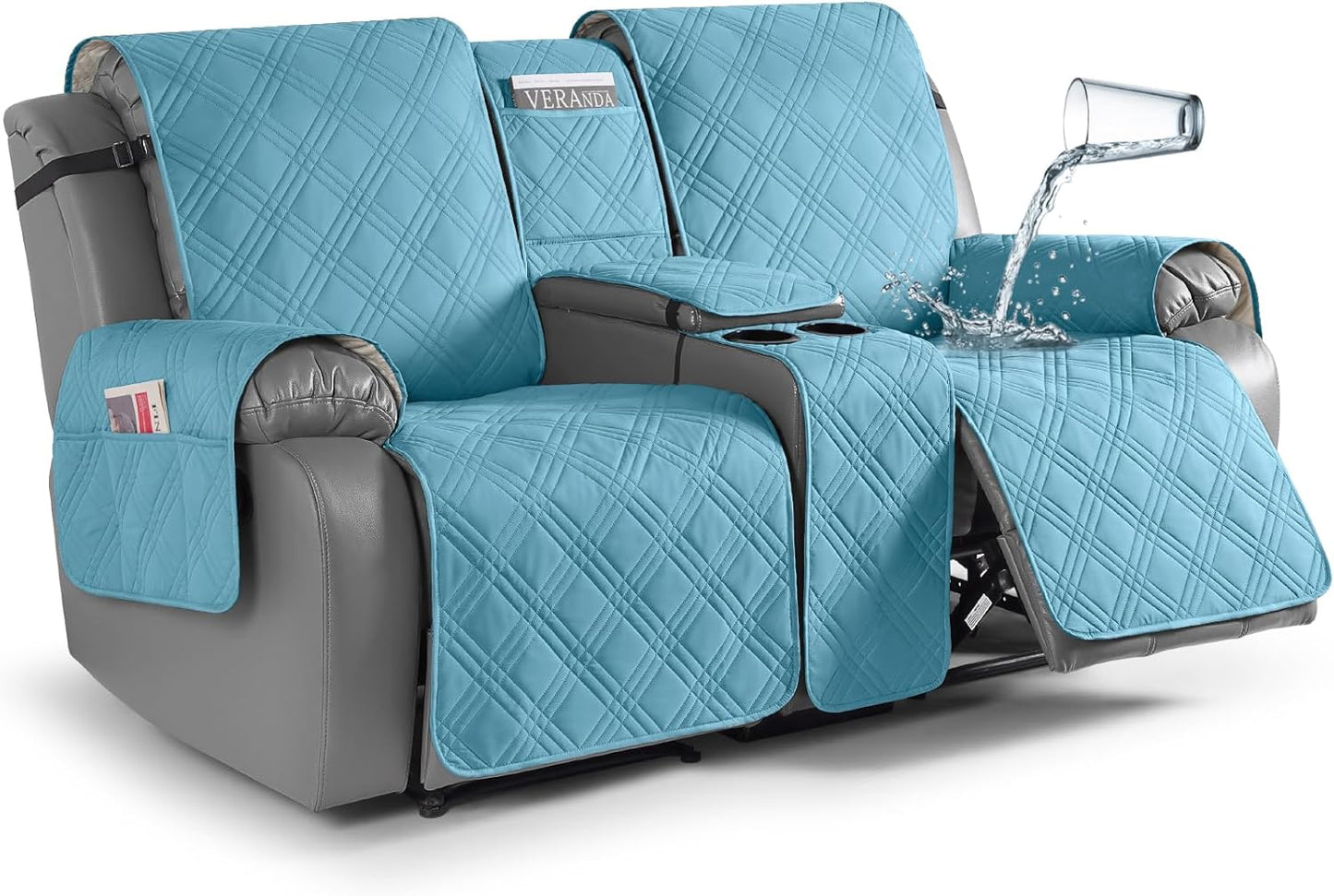 TAOCOCO Loveseat Recliner Cover: 100% Waterproof Pet Protector