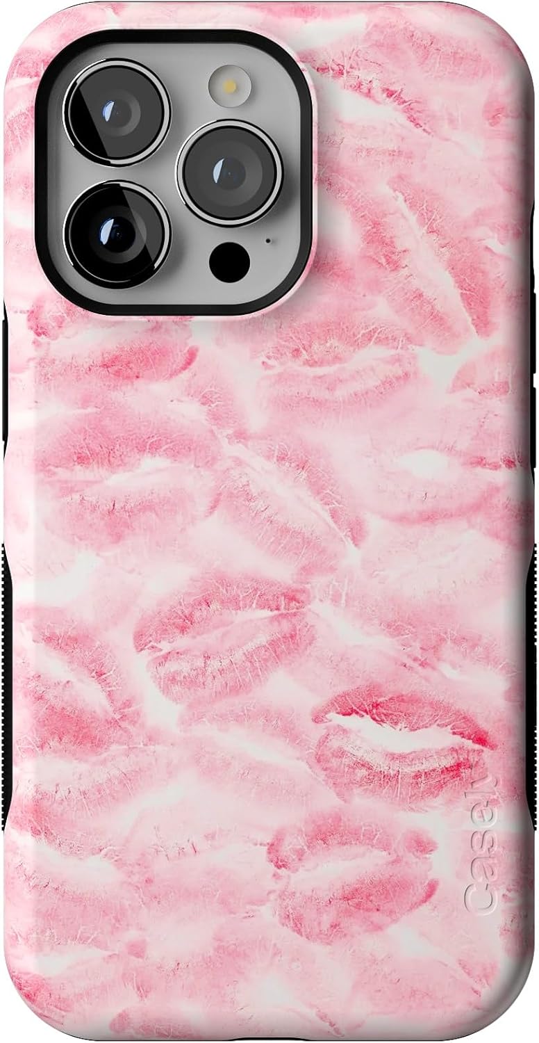 Bold Protective iPhone 13 Pro Case with Unique Lipstick Design