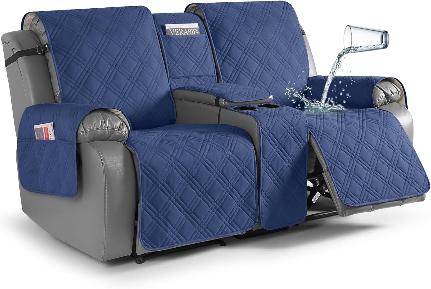 TAOCOCO Loveseat Recliner Cover - 100% Waterproof Pet Protector