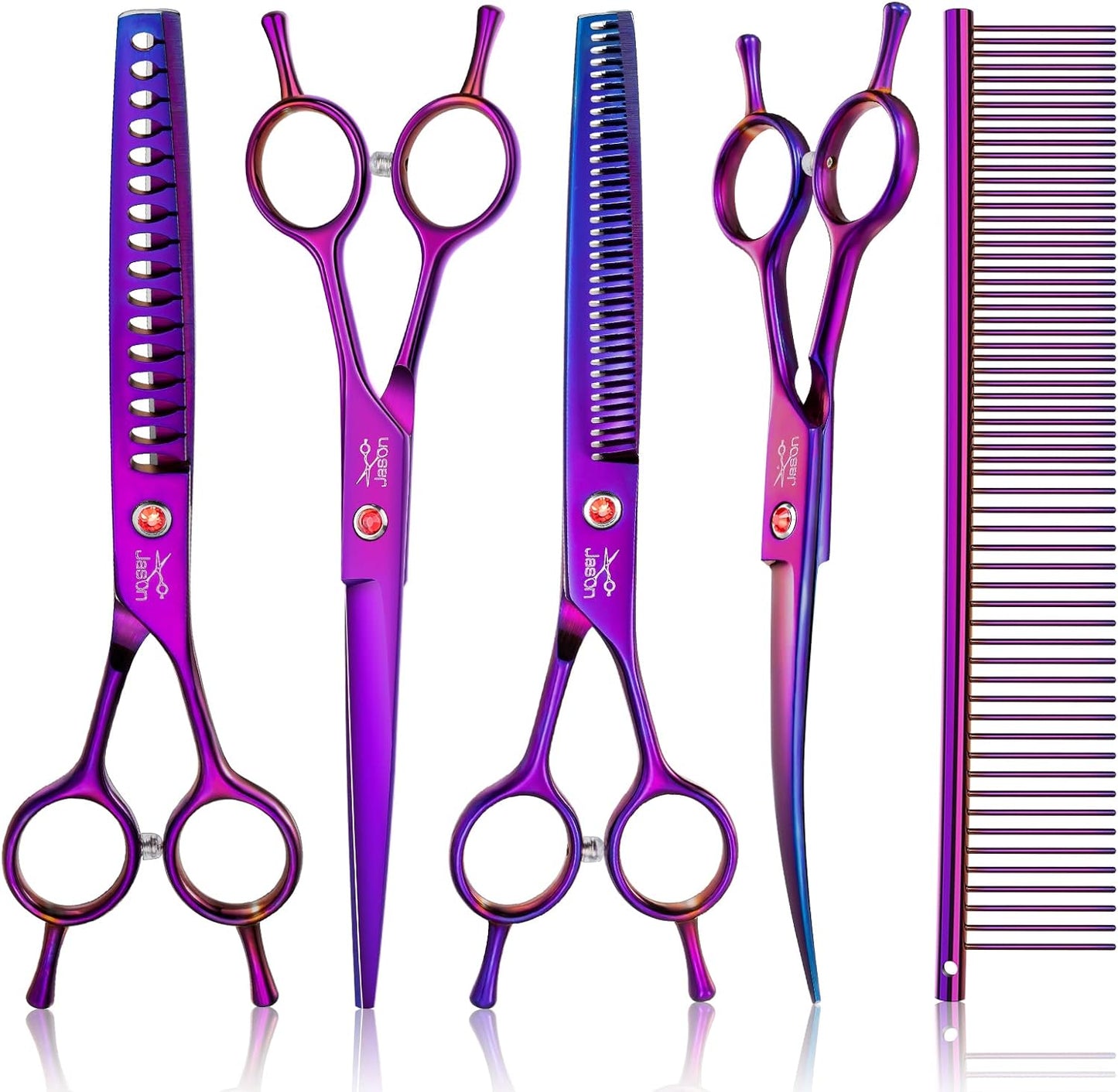 Professional Dog Grooming Scissors Kit for Perfect Pet Care