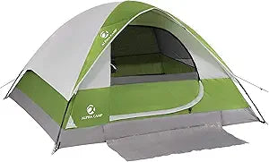 ALPHA CAMP 3/4 Person Camping Dome Tent for Outdoor Adventures