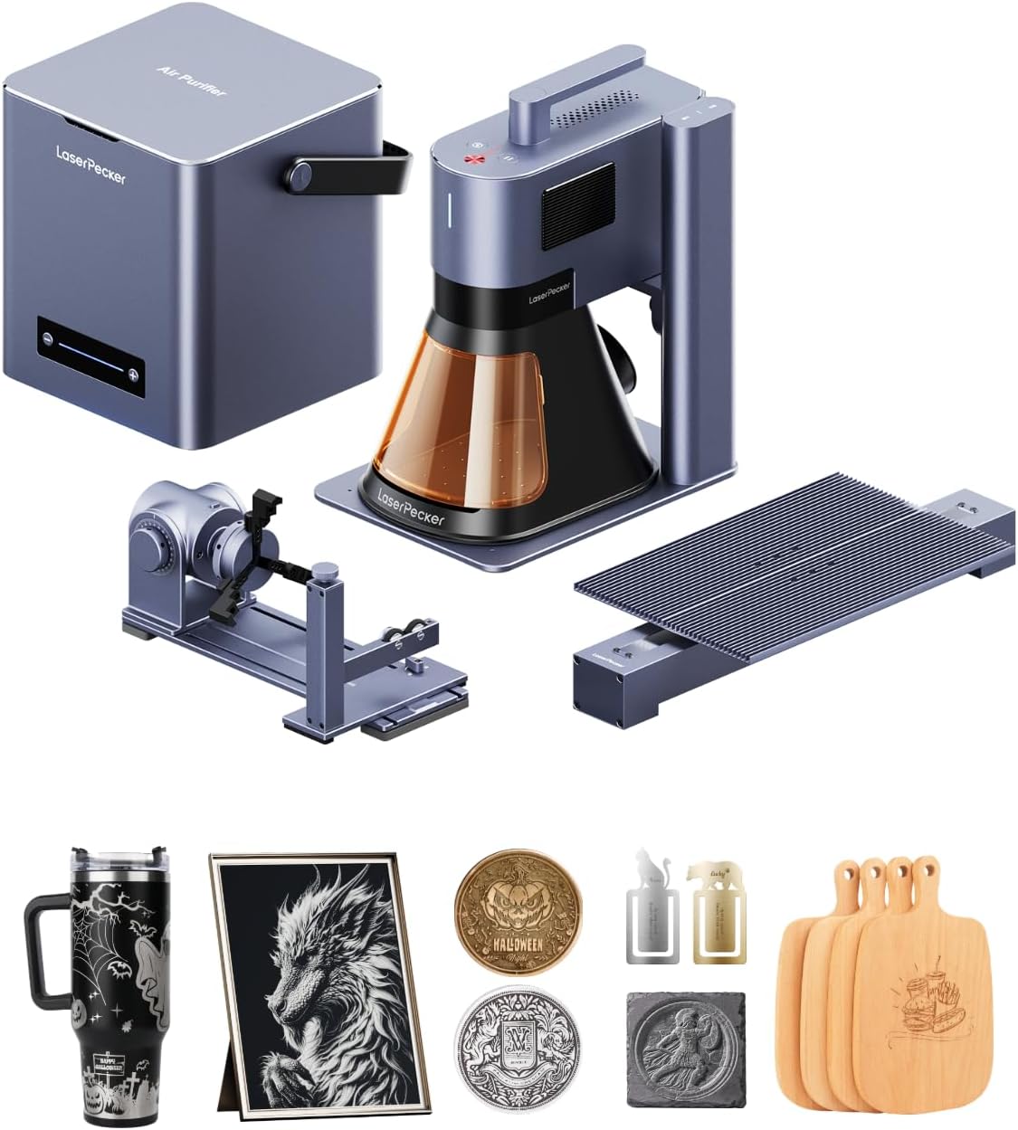 LaserPecker LP5 Dual-Laser Engraver & Cutter for Metal and Wood
