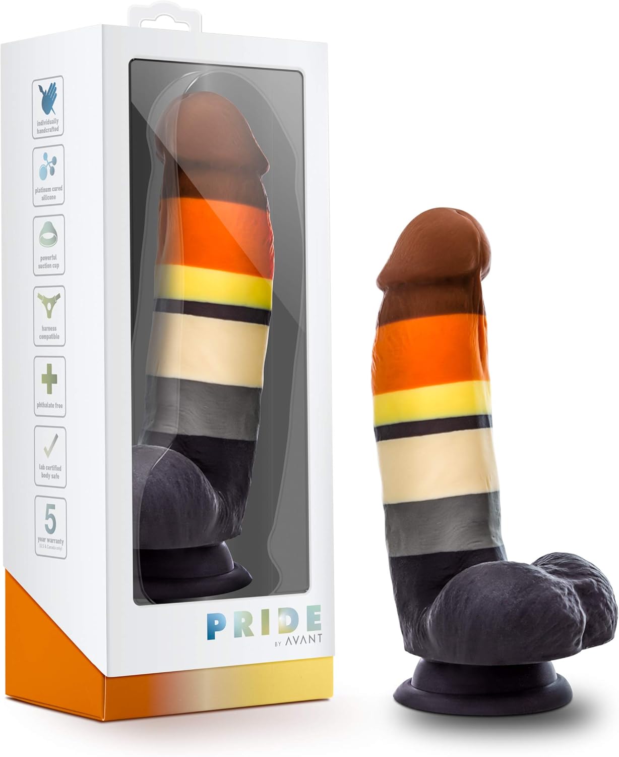 Avant Pride P9 Bear Dildo - Premium Silicone 7.5 Inch Pleasure