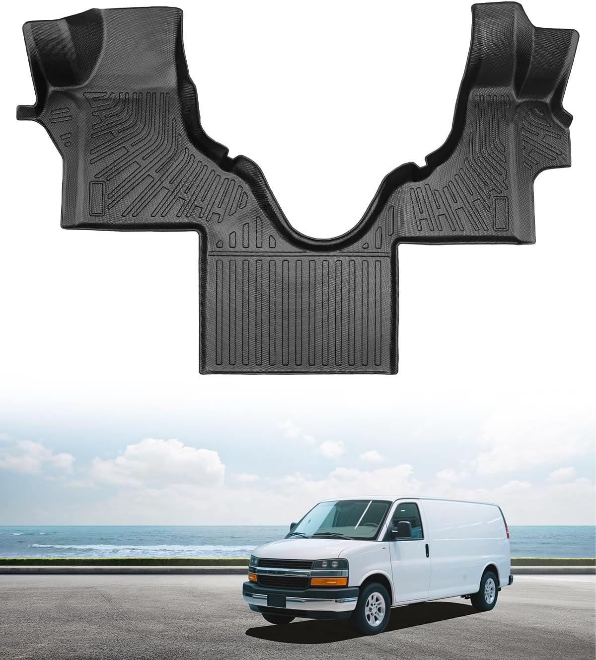 Icyhaws Floor Mats for Ford Econoline E-Series 2007-2025